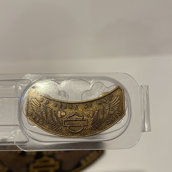 2013 Harley Davidson Wings HOG Jacket Vest Patch and Pin Badge - Picture 5 of 5